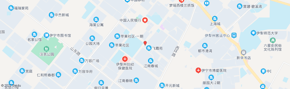 伊犁伊宁市三中_公交站地图_伊犁公交_妙搜公交查询2024