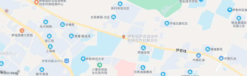 伊犁黎光街路口_公交站地图_伊犁公交_妙搜公交查询2024