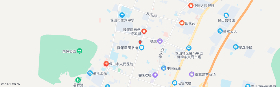 保山兰鑫酒店_公交站地图_保山公交_妙搜公交查询2024