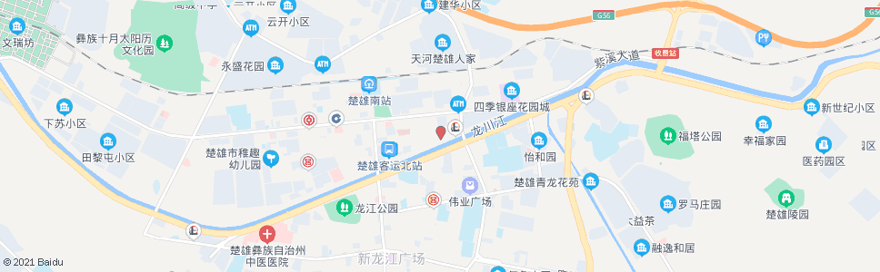 楚雄玉波酒店_公交站地图_楚雄公交_妙搜公交查询2024