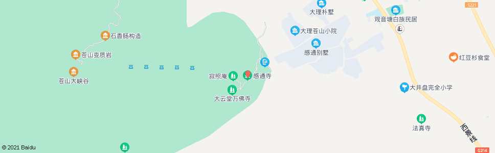 大理感通寺_公交站地图_大理公交_妙搜公交查询2024