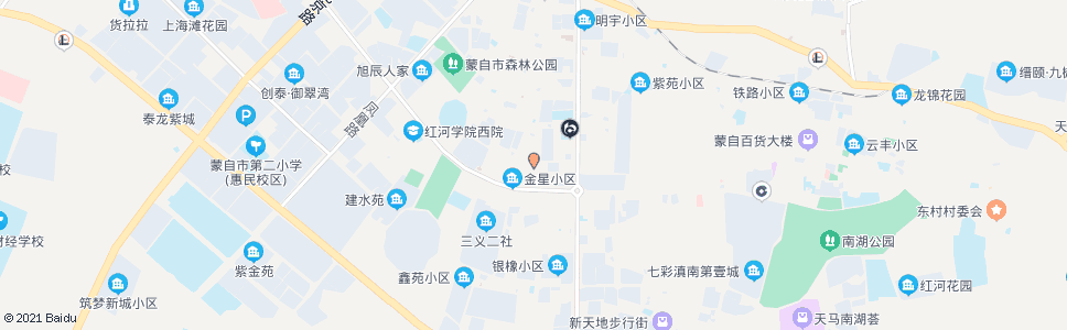 红河梦香宾馆_公交站地图_红河公交_妙搜公交查询2024