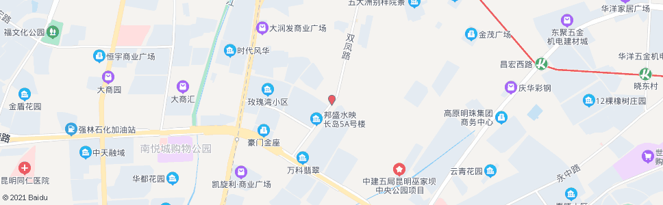 昆明向化村(双凤路)_公交站地图_昆明公交_妙搜公交查询2024