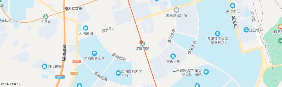 昆明谊康北路口彩云南路_公交站地图_昆明公交_妙搜公交查询2024