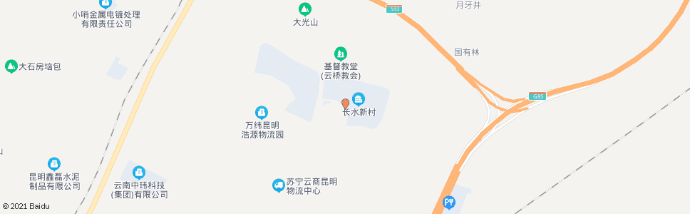 昆明工人新村(西南水洲)_公交站地图_昆明公交_妙搜公交查询2024