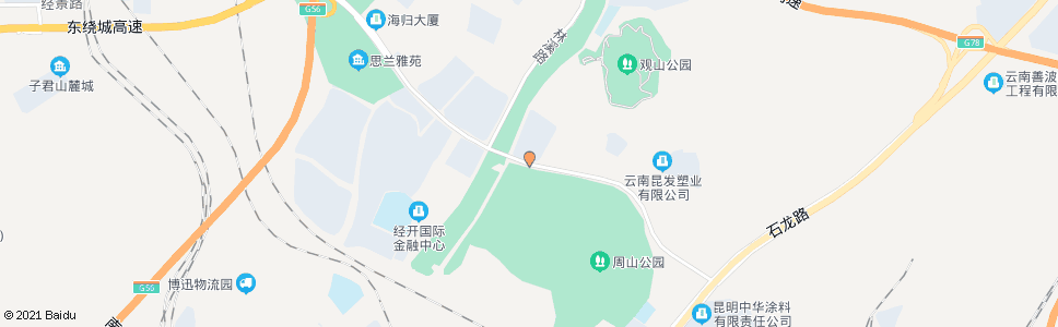 昆明云湾路口春蔓大道_公交站地图_昆明公交_妙搜公交查询2024