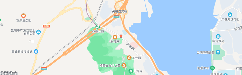 昆明高峣村_公交站地图_昆明公交_妙搜公交查询2024