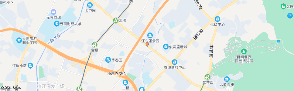 昆明八甲新村_公交站地图_昆明公交_妙搜公交查询2024