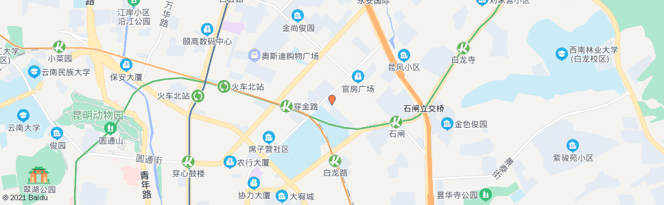 昆明新兴路口新迎北路_公交站地图_昆明公交_妙搜公交查询2024