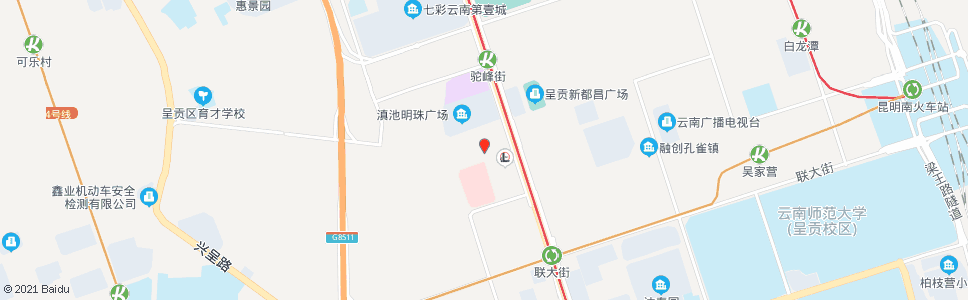 昆明彩云南路口三铝公路_公交站地图_昆明公交_妙搜公交查询2024