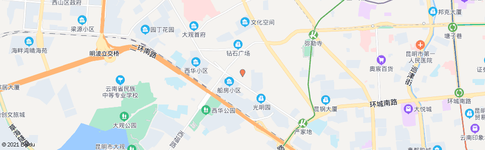 昆明安康路口_公交站地图_昆明公交_妙搜公交查询2024