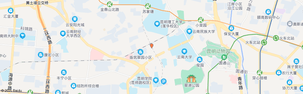 昆明地台寺_公交站地图_昆明公交_妙搜公交查询2024