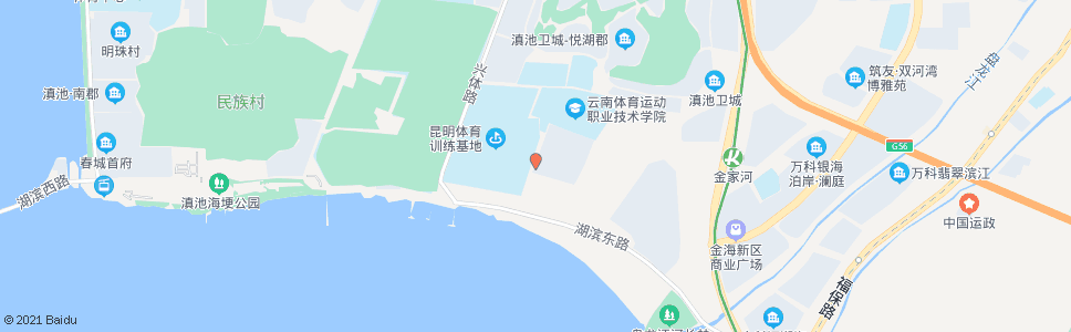 昆明海埂村(大自然风情园)_公交站地图_昆明公交_妙搜公交查询2024