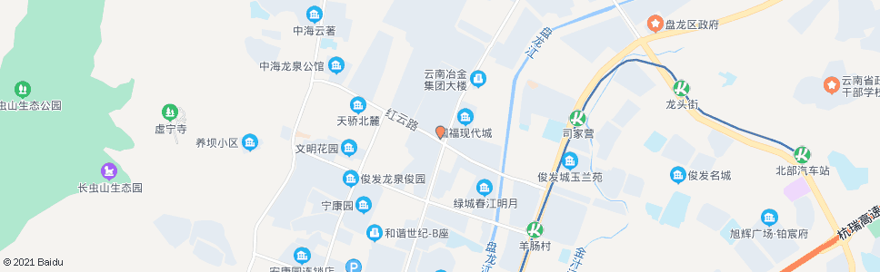 昆明北仓村(昆明市口腔医院)_公交站地图_昆明公交_妙搜公交查询2024