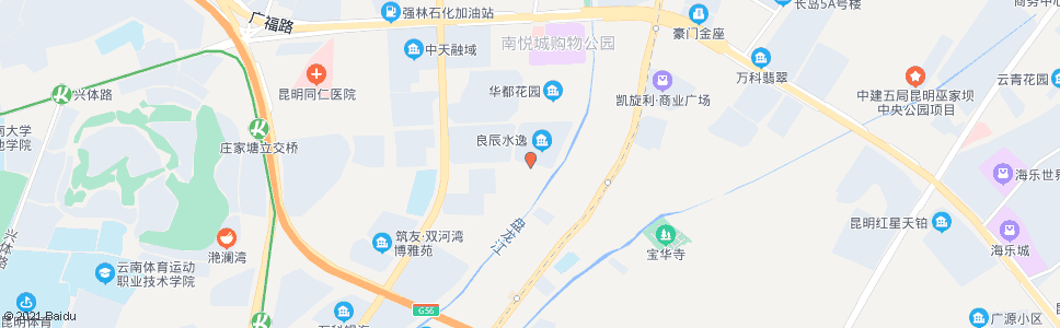 昆明逸雅路口(前兴路)_公交站地图_昆明公交_妙搜公交查询2024