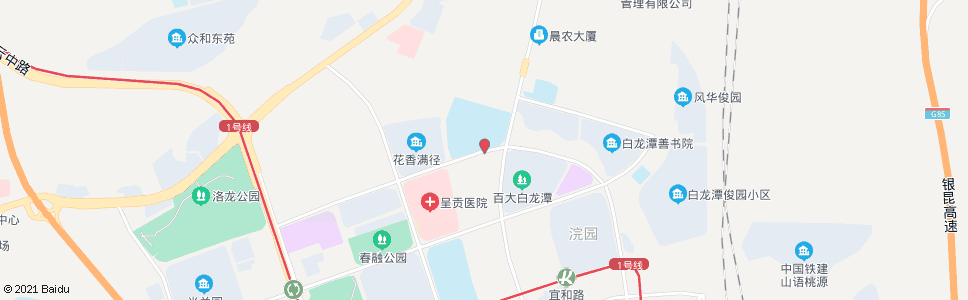 昆明祥和街口景明北路_公交站地图_昆明公交_妙搜公交查询2024