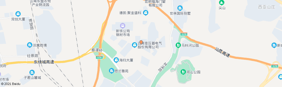 昆明云景路口(拓翔路)_公交站地图_昆明公交_妙搜公交查询2024