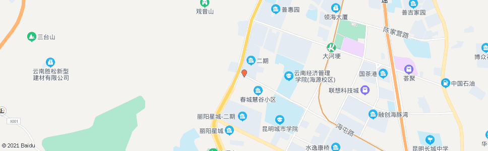 昆明龙院村_公交站地图_昆明公交_妙搜公交查询2024