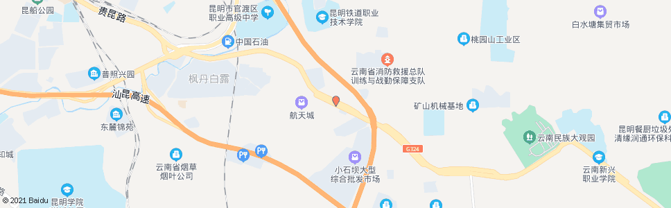 昆明公家村(昆石公路)_公交站地图_昆明公交_妙搜公交查询2024