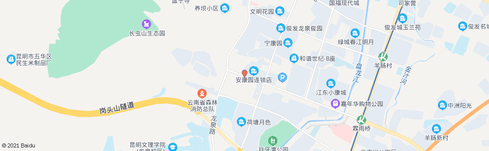 昆明沙坝营(霖雨路)_公交站地图_昆明公交_妙搜公交查询2024