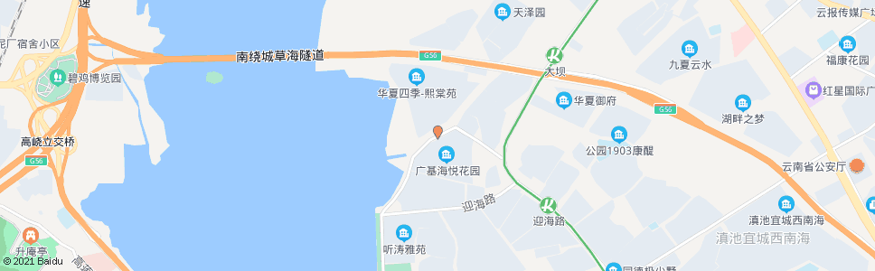 昆明闸口路口迎海路_公交站地图_昆明公交_妙搜公交查询2024