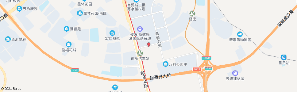 昆明螺蛳湾公交枢纽站(商博路)_公交站地图_昆明公交_妙搜公交查询2024