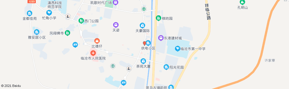 临沧供电责任公司路口_公交站地图_临沧公交_妙搜公交查询2024