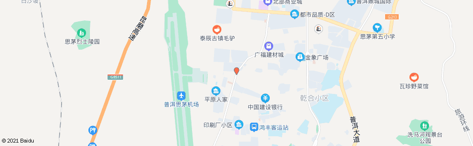 普洱建材市场_公交站地图_普洱公交_妙搜公交查询2024