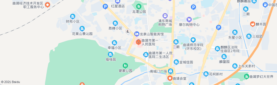 曲靖市第一人民医院(妇幼医院)_公交站地图_曲靖公交_妙搜公交查询2024