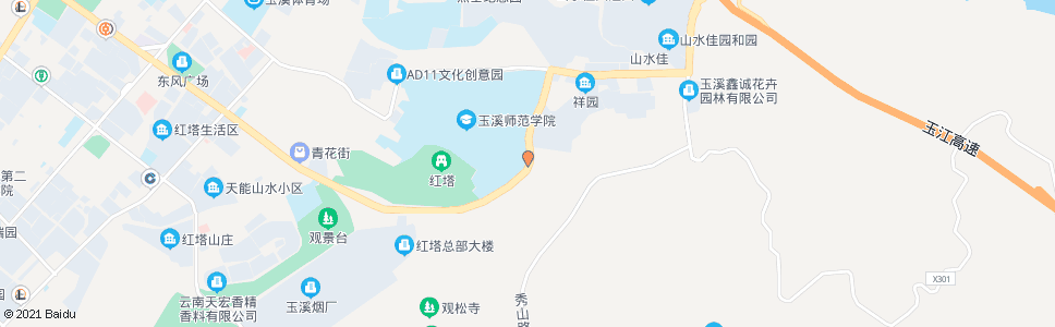 玉溪玉溪师院_公交站地图_玉溪公交_妙搜公交查询2024