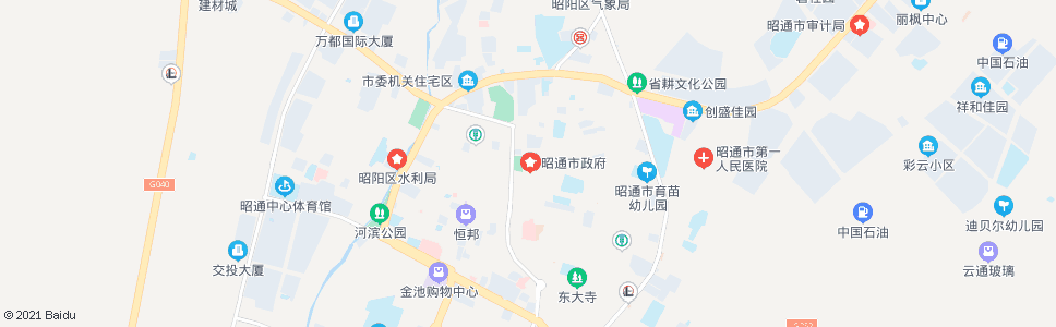 昭通昭通市财校_公交站地图_昭通公交_妙搜公交查询2024