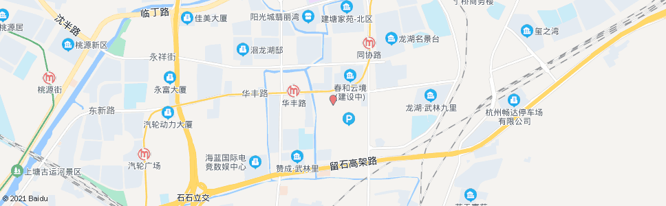 杭州和睦路华丰路口_公交站地图_杭州公交_妙搜公交查询2024