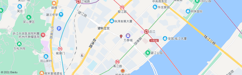 杭州钱江路望江路口_公交站地图_杭州公交_妙搜公交查询2024