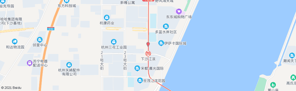 杭州听涛路二十五号路口_公交站地图_杭州公交_妙搜公交查询2024