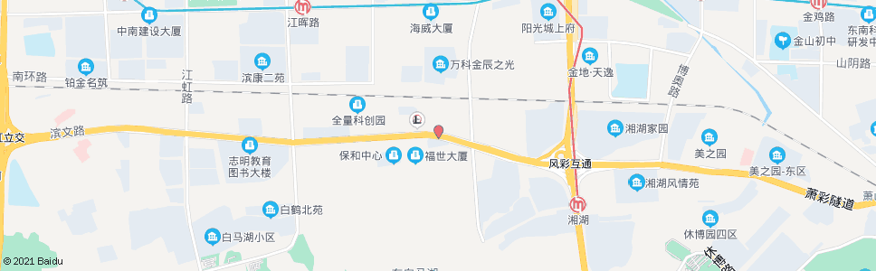 杭州滨文路西兴路口_公交站地图_杭州公交_妙搜公交查询2024