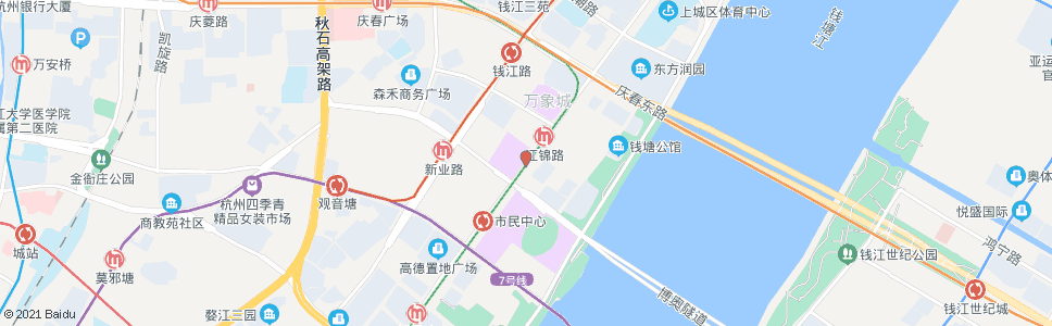 杭州丹桂街富春路口_公交站地图_杭州公交_妙搜公交查询2024