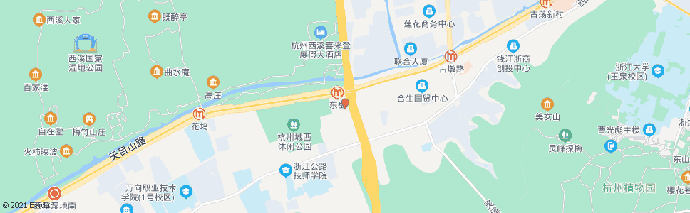 杭州汽车西站(天目山路j2)_公交站地图_杭州公交_妙搜公交查询2024