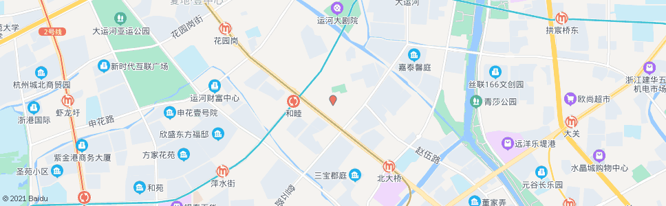 杭州和睦新村(杭州和睦医院)_公交站地图_杭州公交_妙搜公交查询2024