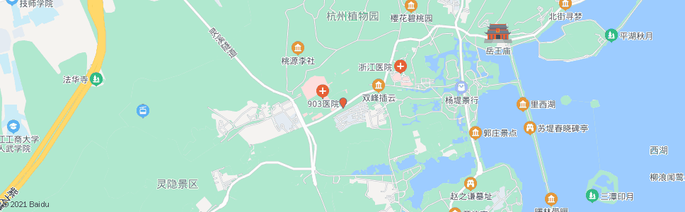 杭州九里松(一一七医院)_公交站地图_杭州公交_妙搜公交查询2024