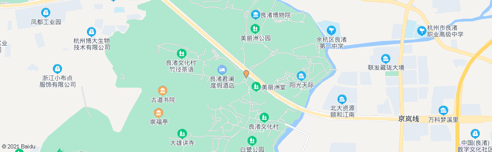 杭州白鹭湾酒店_公交站地图_杭州公交_妙搜公交查询2024