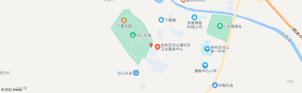 杭州径山卫生院_公交站地图_杭州公交_妙搜公交查询2024