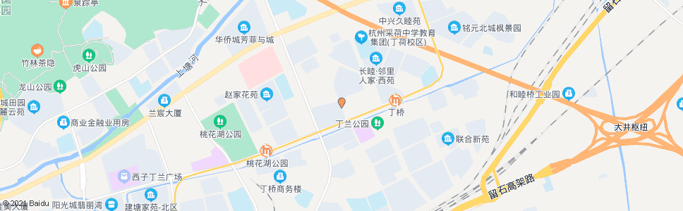 杭州蕙兰雅路紫丁香街口_公交站地图_杭州公交_妙搜公交查询2024