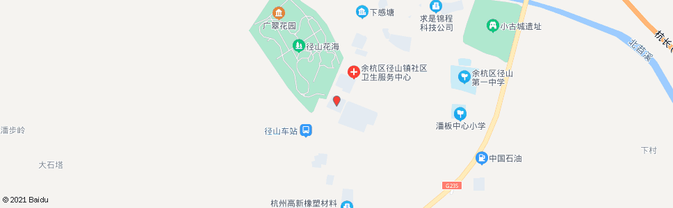 杭州径山镇政府_公交站地图_杭州公交_妙搜公交查询2024