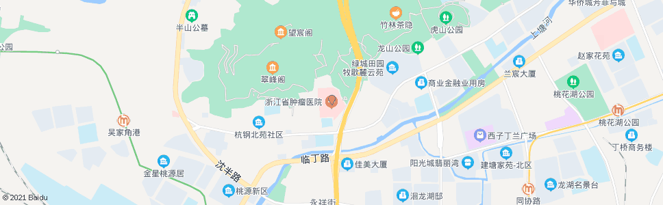 杭州市肿瘤医院_公交站地图_杭州公交_妙搜公交查询2024