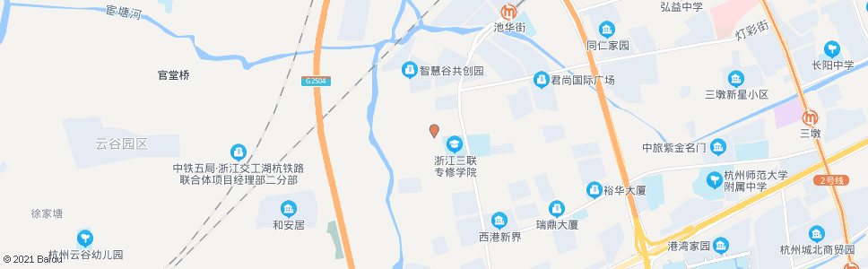 杭州振中路西园六路口_公交站地图_杭州公交_妙搜公交查询2024