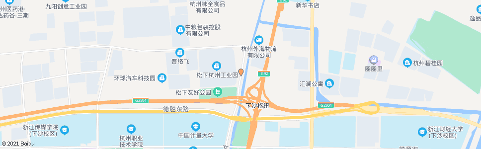 杭州文津北路松乔街口_公交站地图_杭州公交_妙搜公交查询2024