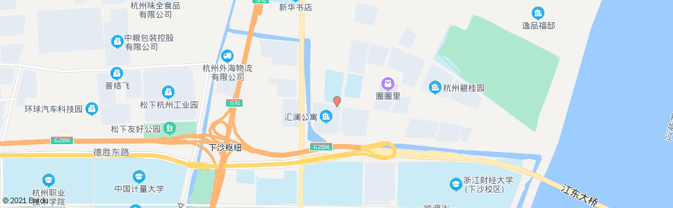 杭州凌云街文海北路口_公交站地图_杭州公交_妙搜公交查询2024