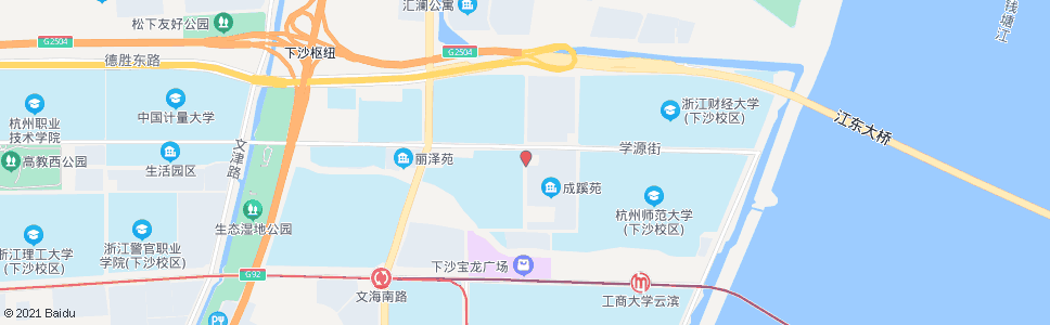 杭州文淙南路学源街口_公交站地图_杭州公交_妙搜公交查询2024