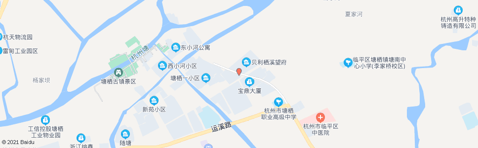 杭州塘栖路绿荫街口_公交站地图_杭州公交_妙搜公交查询2024