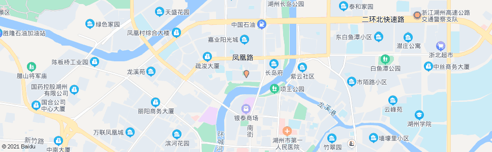 湖州凤凰一村(阳光女子医院)_公交站地图_湖州公交_妙搜公交查询2024